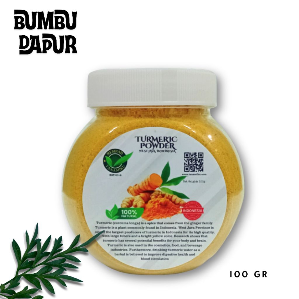 

Bumbu Masak Bubuk Kunyit 100 gram Premium Bumbu Dapur Kunyit Turmeric Powder Premium