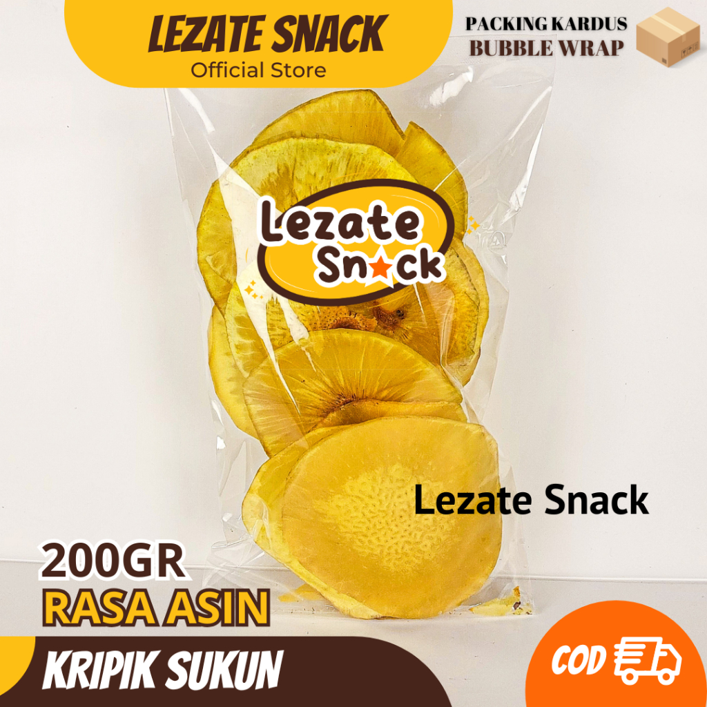 

Kripik Sukun Bulat Super 200GR Kiloan Empuk Renyah Enak / Keripik Sukun Bulat Mentega Goreng Tidak Keras Lezate Snack