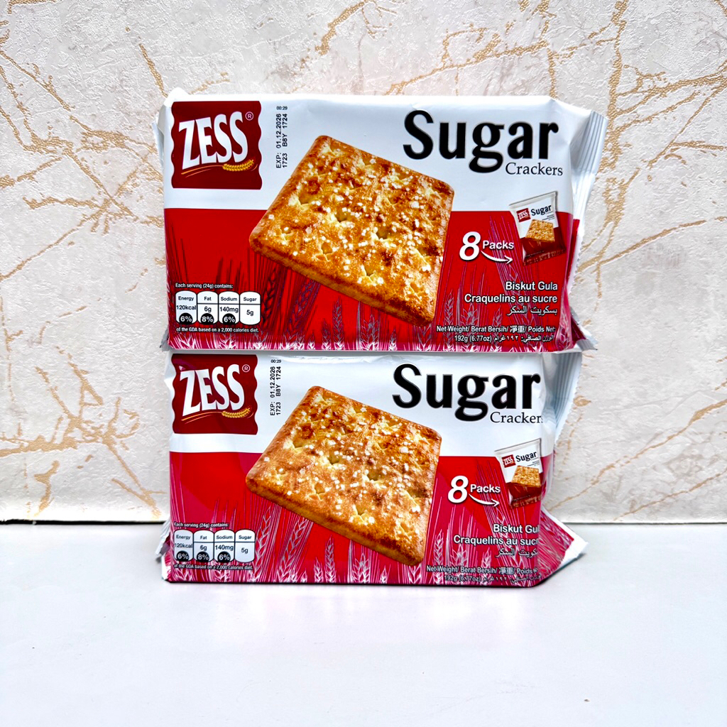 

Zess Sugar Original Cream Crackers Biskuit Gula