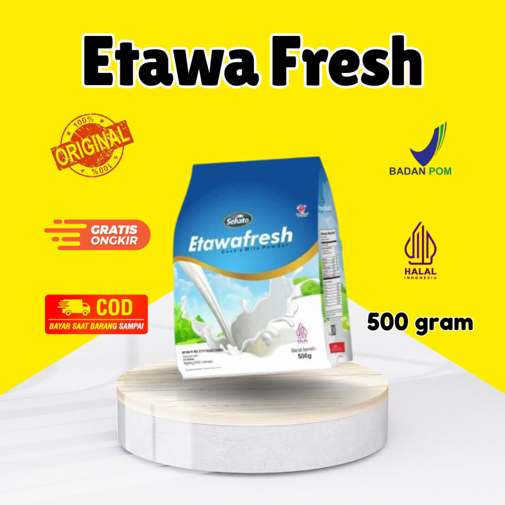 

Susu EtawaFresh - Susu Kambing Etawa 500gr / Susu Kambing Etawa
