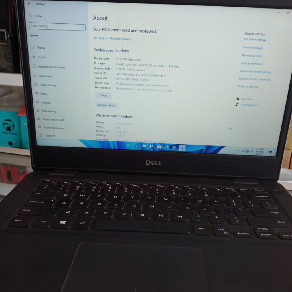 Laptop Second DELL Latitude 5400