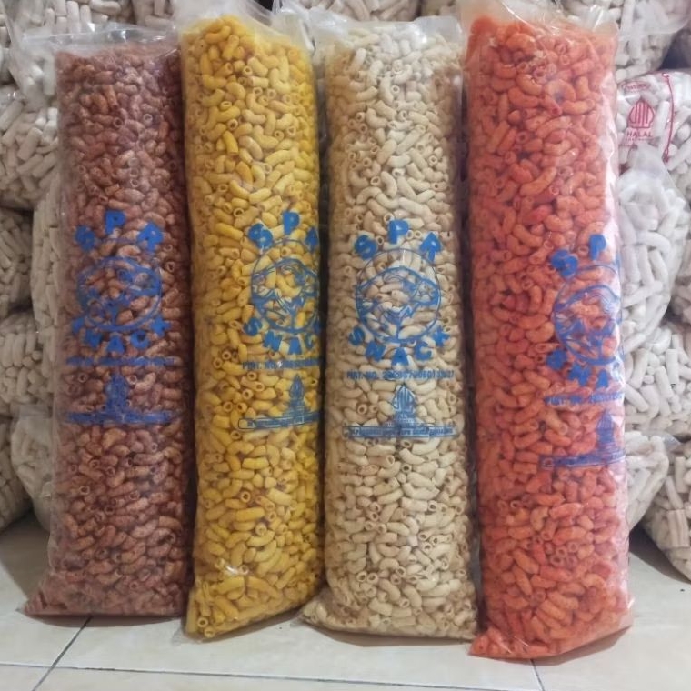

(1Kg) Makaroni Pipa Bantat Viral 4 Rasa SPR Snack