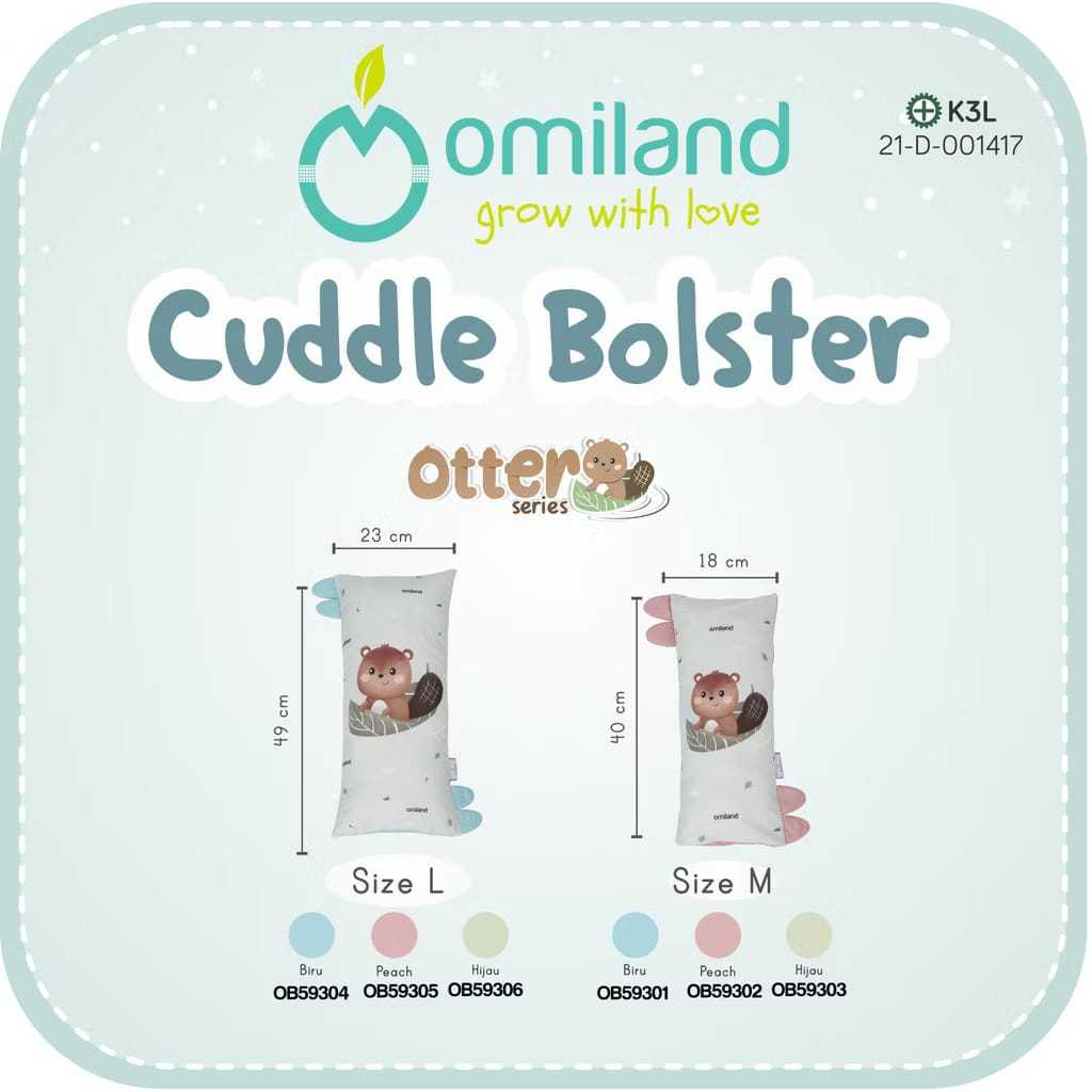 Omiland Hug Bolsters / Omiland Cuddle Bolster / Guling Bayi / Guling Anak
