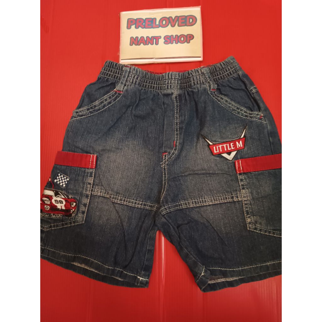 Celana jeans anak cowok Size 5Y (LP 50 -62 cm, panjang 34 cm) Little M PL
