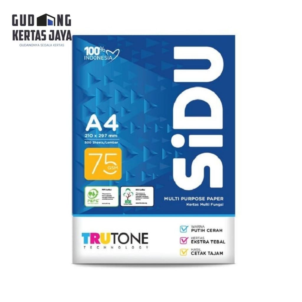 

Kertas Sinar Dunia A4 1 Rim 500 Lembar Kertas HVS