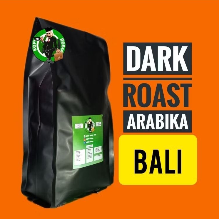 

Biji Kopi Arabika Bali Dark Roast Proses Full Wash 1Kg. Oleh-oleh/Souvenir/Rasanya Enak tidak Asam