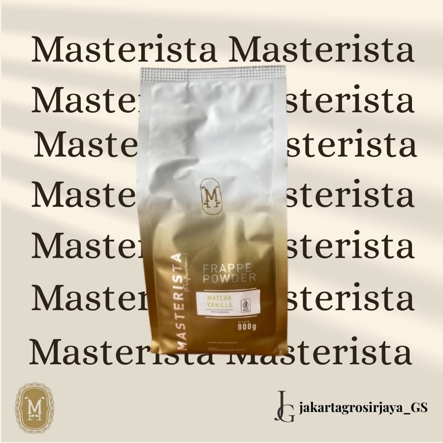 

Bubuk Minuman Masterista Matcha Vanilla 800gr / Bubuk Minuman Rasa Matcha Vanilla / Matcha Powder Frappe