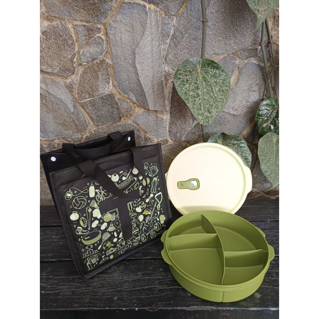 Lunch Box + Tas Fit To Go Tupperware