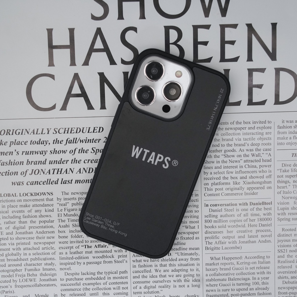 Pixpods Hardcase Iphone Wtaps 01 Casing Iphone 12 Pro Max 13 Pro Max 14 Pro Max 15 Pro Max