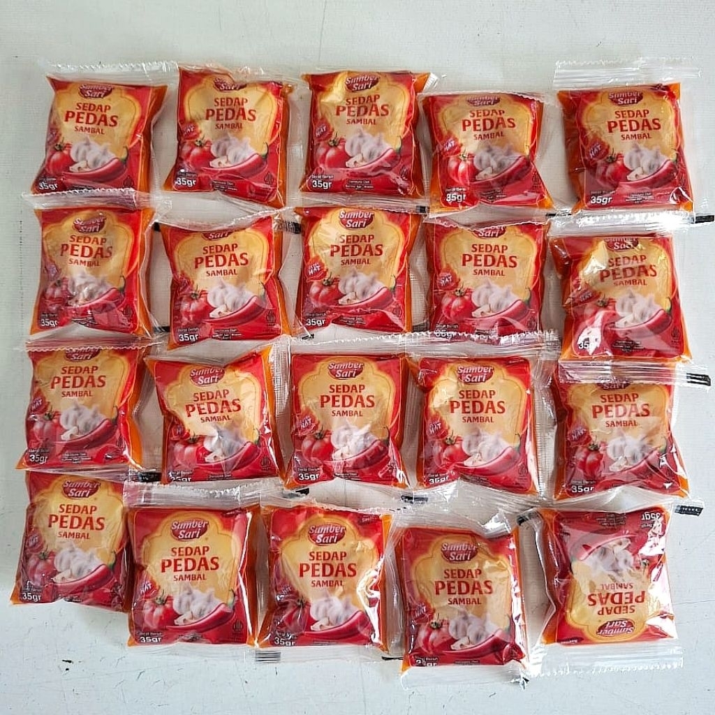 

Paket 20 pcs Saus Sedap Sumber Sari Kemasan Mini 35 gram