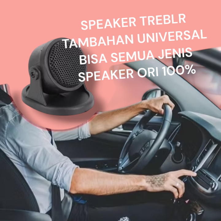 B08SPEAKER TREBLE SEPASANG 1 INCI IN TWEETER 4-8 ohm DUAL TWEETER MIIN MOBIL PASIF CAR SUPER BASS