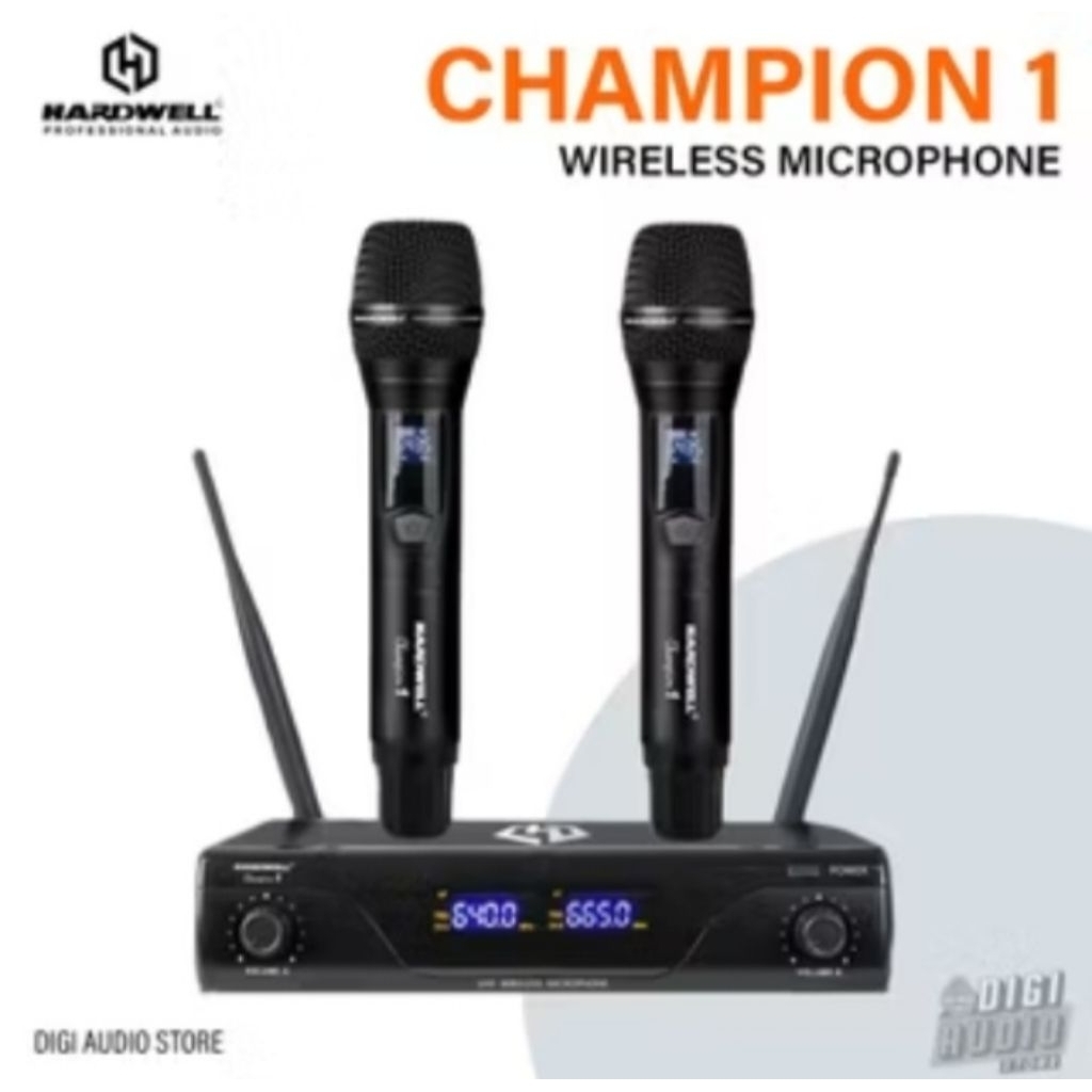 Mic Wireless Hardwell Champion 1 Original