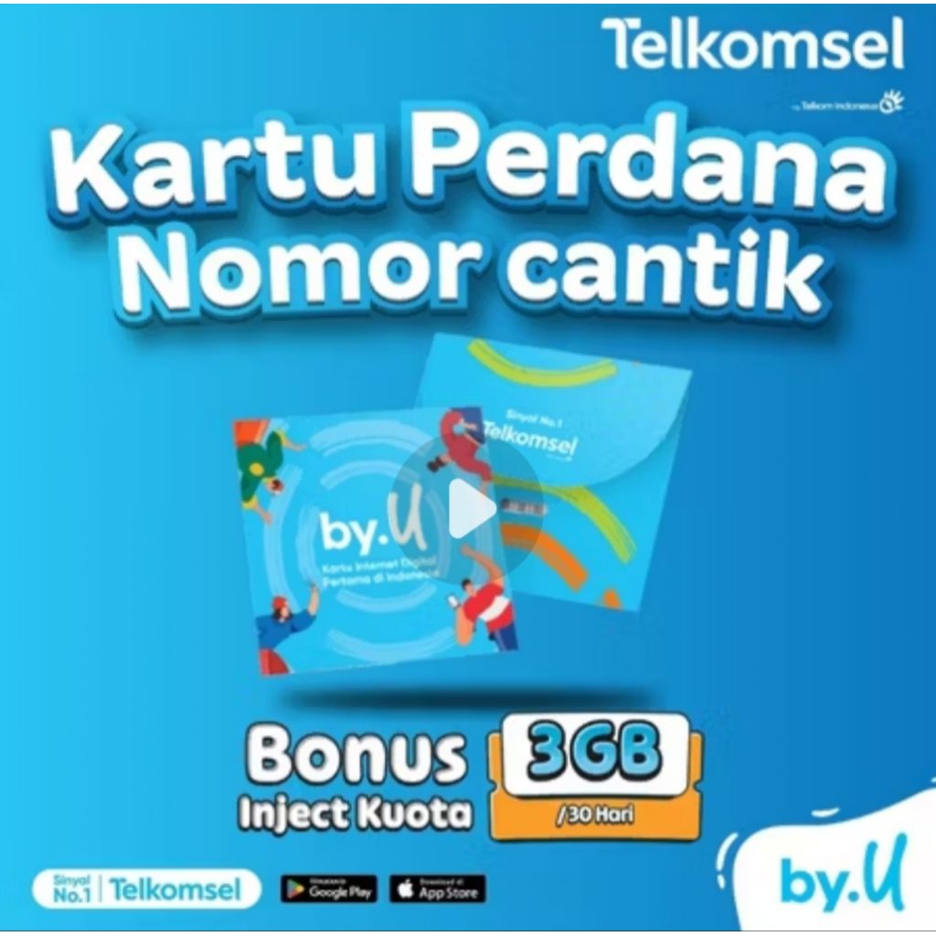 Kartu Perdana Nomor Cantik Byu