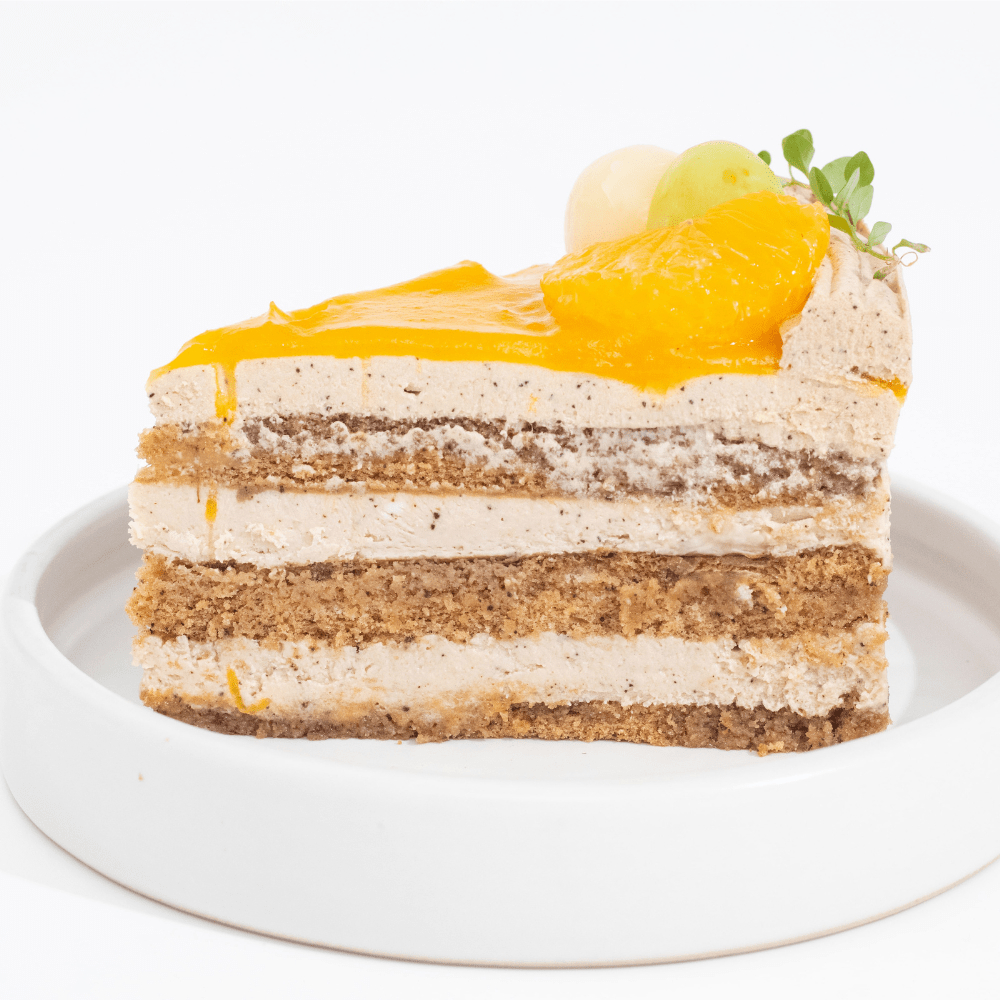 

Earl Grey Crème Dessert - Birthday Cake / Kue - Slice Cake