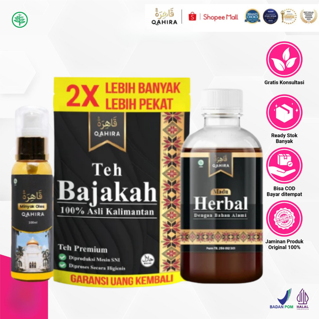 Qahira Original Obat Herbal Kista Lipoma Tanpa Operasi Atasi Benjolan Kelenjar BPOM