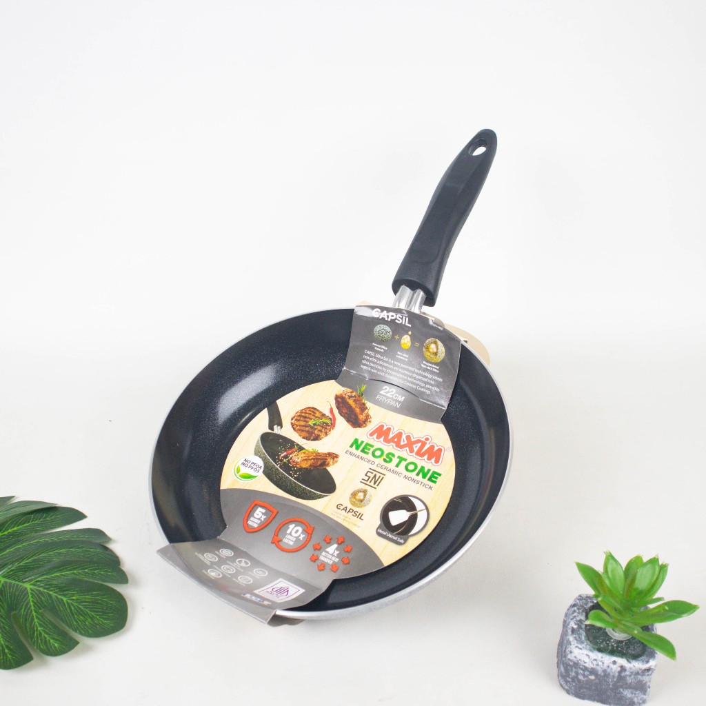 MAXIM Frypan 22 cm Neostone Teflon Anti Gores