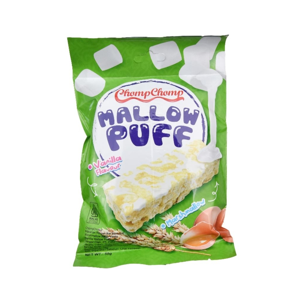 

Chomp chomp mallow puff vanilla flavour 50 gr