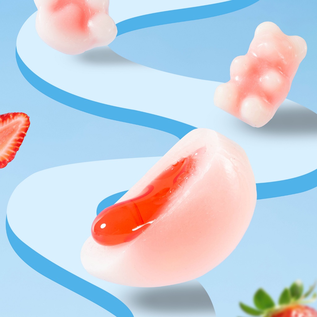 

Permen lilin/ peningkatan permen baru lebih banyak rasa buah manis dan asam permen viral cemilan populer