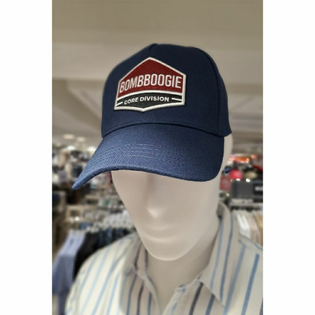 Bombboogie 100% Original Topi Warna Biru Navy Bombboogie Original
