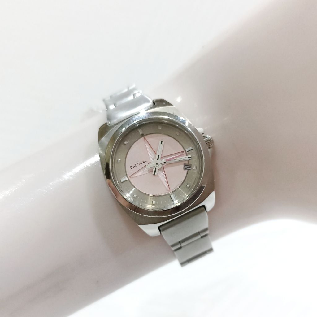 Paul Smith Mini Star Pink Quartz Watch Jam Tangan Wanita Cewek Perempuan Cantik Kecil Keren Mewah