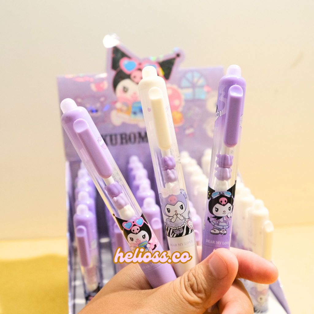 

PULPEN HAPUS CETEK KUROMI SANRIO LUCU UNIK PEN CETEK HAPUS KUROMI ERASEABLE MURAH GROSIR PULPEN PENA HAPUS KUROMI SANRIO CETEK MEKANIK