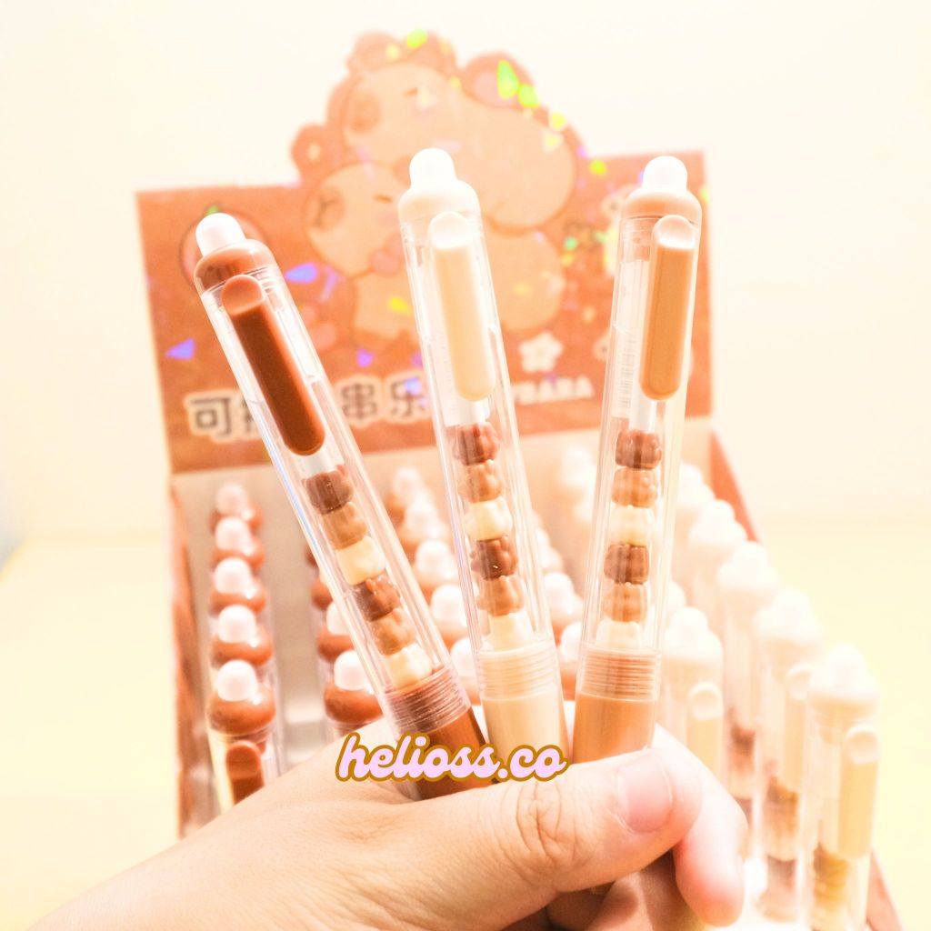 

PEN CETEK HAPUS CAPYBARA PULPEN ERASEABLE CETEK MEKANIK CAPYBARA IMUT LUCU PEN CAPYBARA HAPUS CETEK KAPIBARA UNIK IMUT GROSIR COD