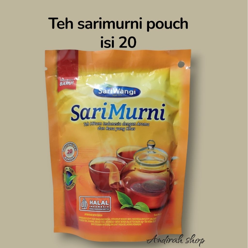 

TEH SARIMURNI POUCH ISI 20Kantong teh
