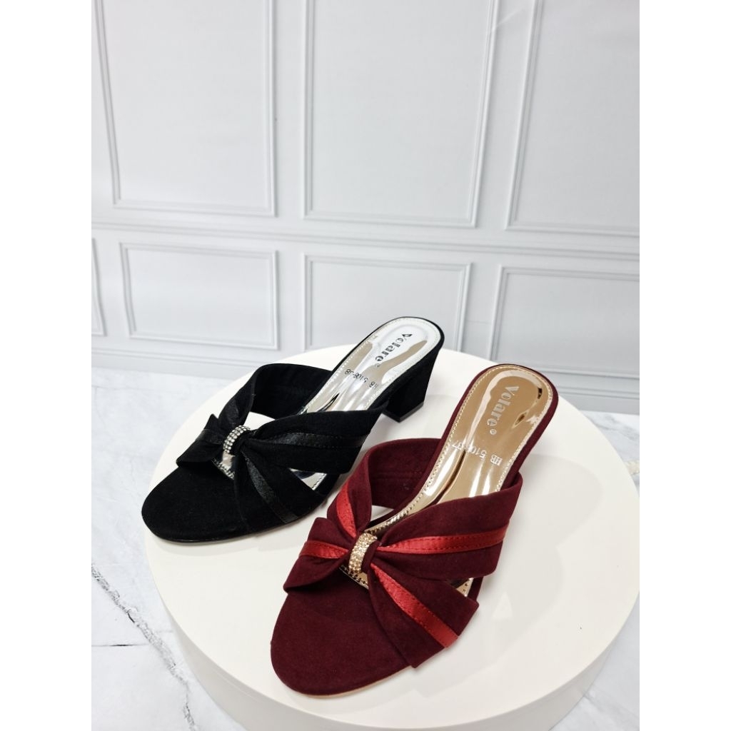 Selop pesta hak 5cm sampai size 42 selop wanita volare Hb5108