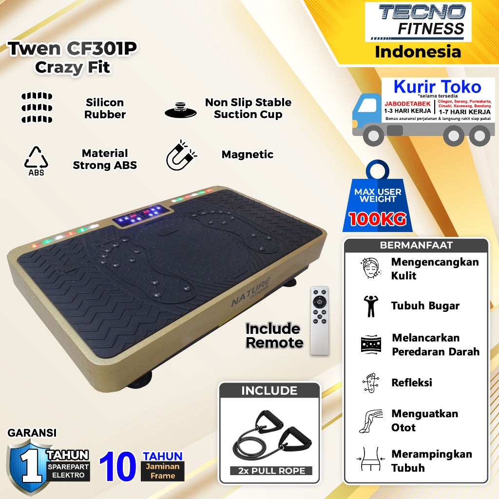 Crazy Fit Nature CF301P Alat Olahraga Alat Pelangsing Tubuh CrazyFit
