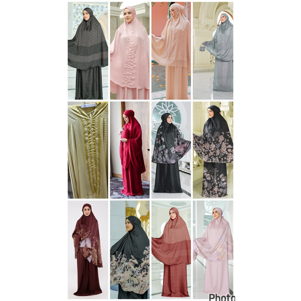 New As is warehouse sale prayer robe buttonscarves mukenah buttonscarves new as is