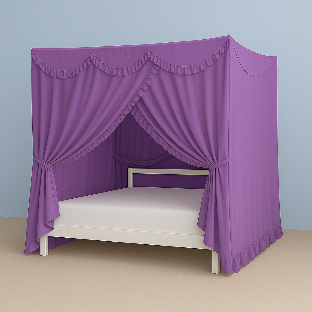 Kelambu Tidur Anti Nyamuk Tebal Premium Jumbo UNGU || Kelambu Tendal Lipat Murah Anti Nyamuk Kuat