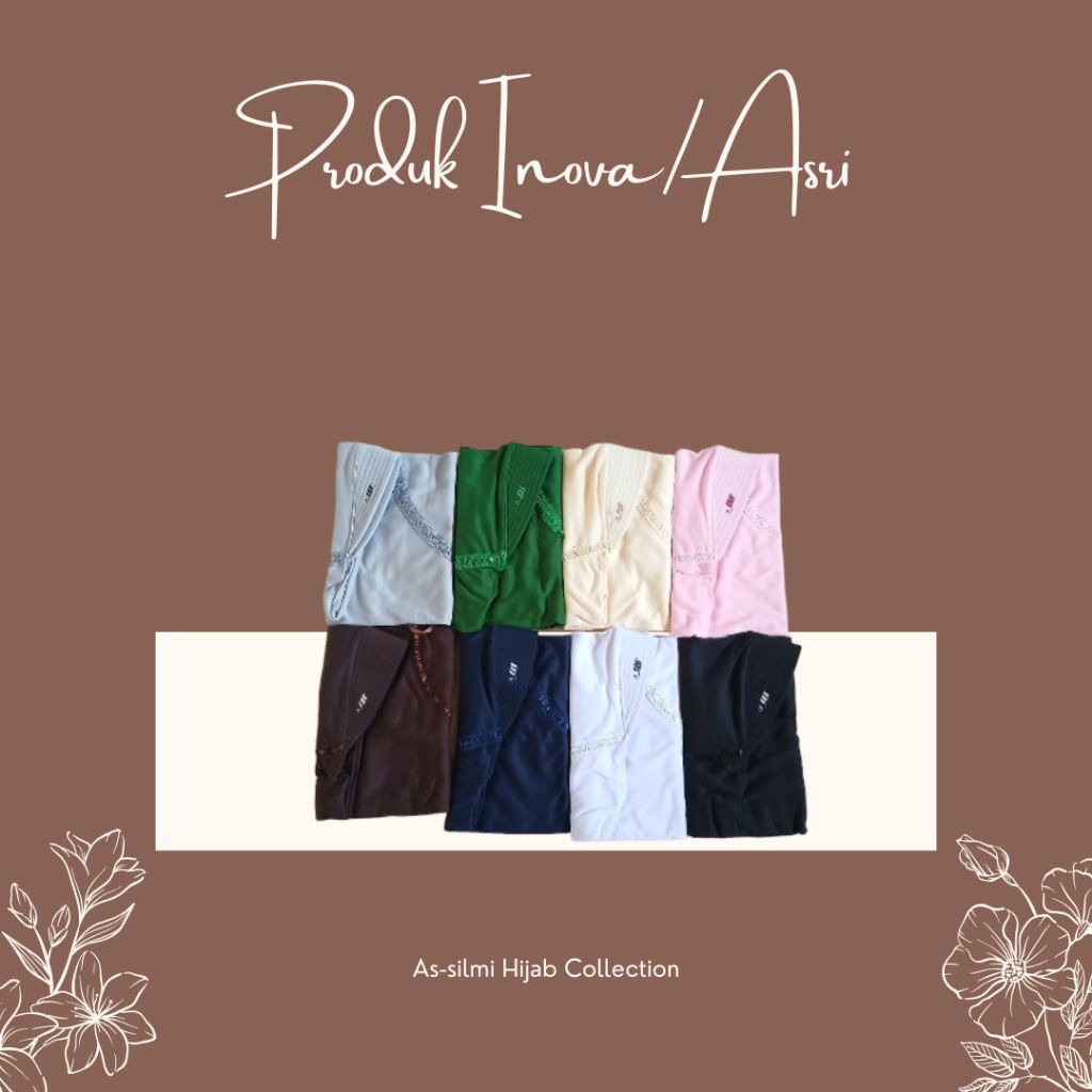 Assilmi Hijab Collection jenis Inova/Asri [ukuran M] - Pita tengah