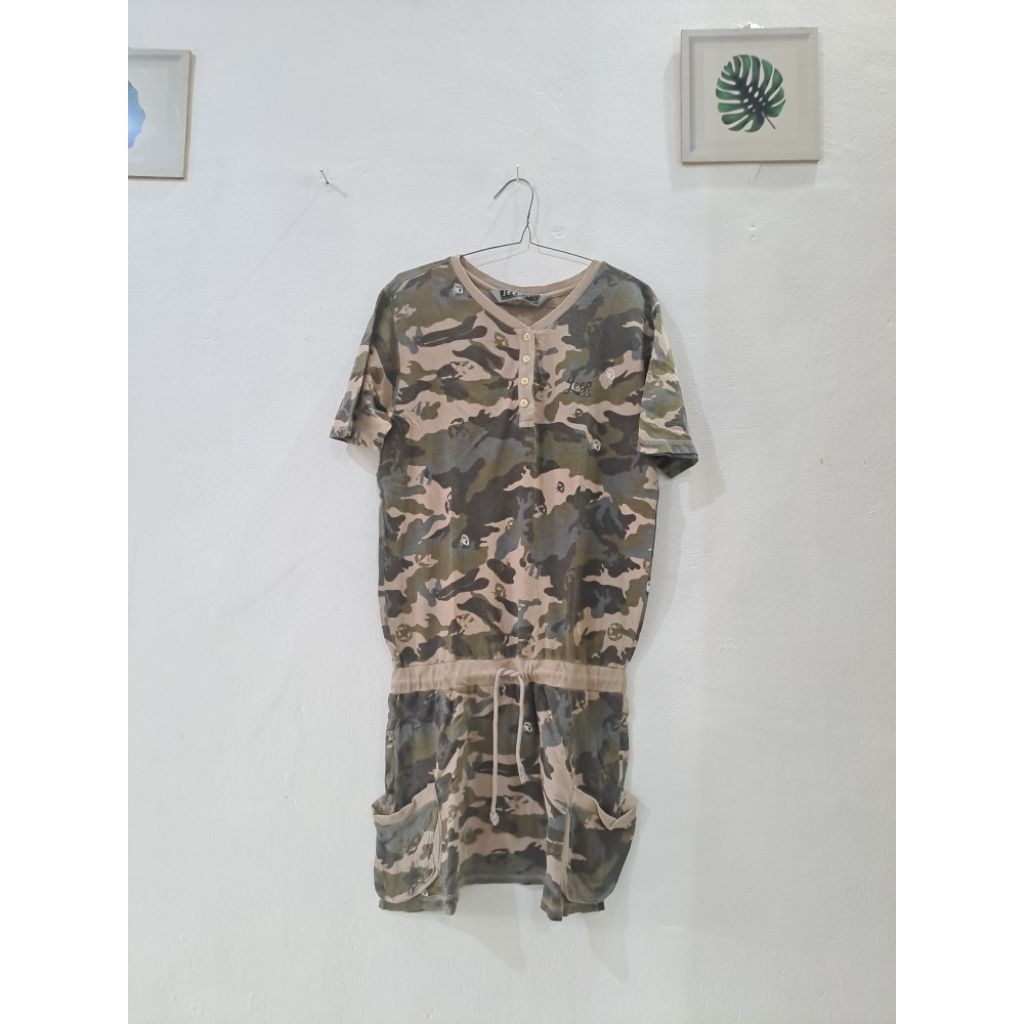 Preloved dress army/ Preloved dress loreng/ preloved jumpsuit wanita/ preloved rokcel army/ preloved