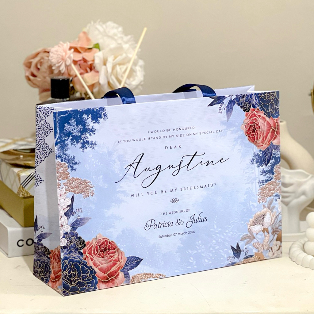 Paperbag Tas Kertas Bridesmaid Paper bag Wedding paperbag Sliding box slidebox