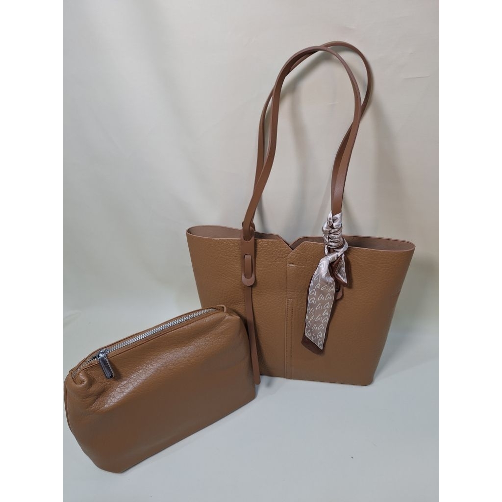 TOTEBAG KULIT WANITA SIMPEL - Tas kerja - Tas kuliah