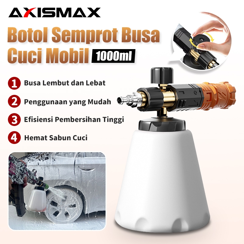 COD   Snow-Foam-Lance-4.0-FREE-MESH-5GR-Dan-ORIFICE-1.25-Tabung-Salju-Tembakan-Gun-Mesin-Jet-Cleaner