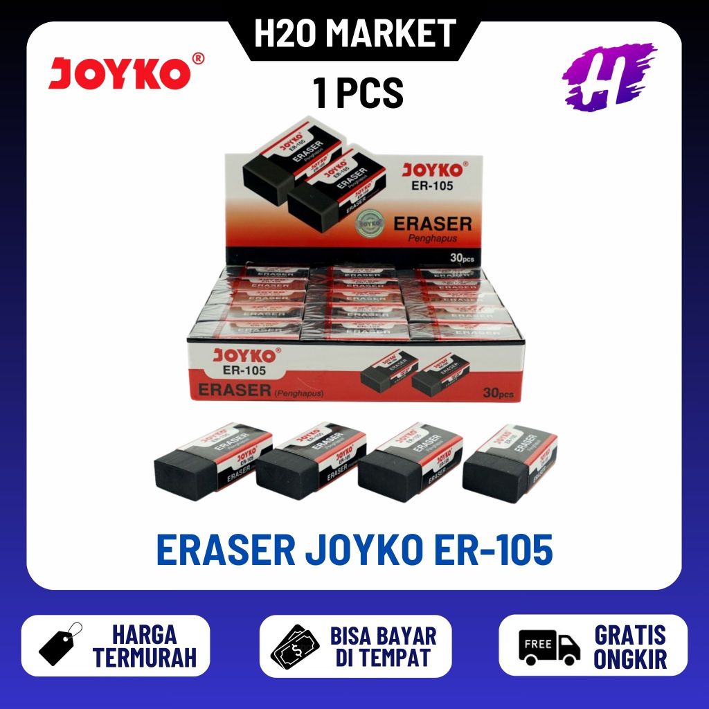 

❤️H2O❤️ Penghapus Joyko ER-105 / Eraser Joyko ER-105 ER105 ( 1 PC )