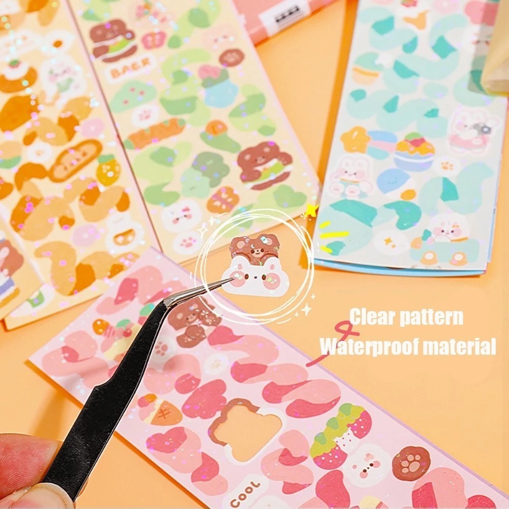 

Bunny Bear Buddy Diary Deco Stickers - Stiker Dekorasi Agugu Overflows.id Stiker Kartun Bear Rabbit Anti Air