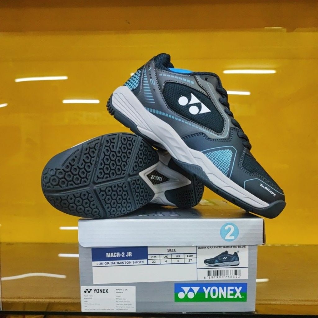 best sale sepatu badminton yonex mach-2 jr junior anak