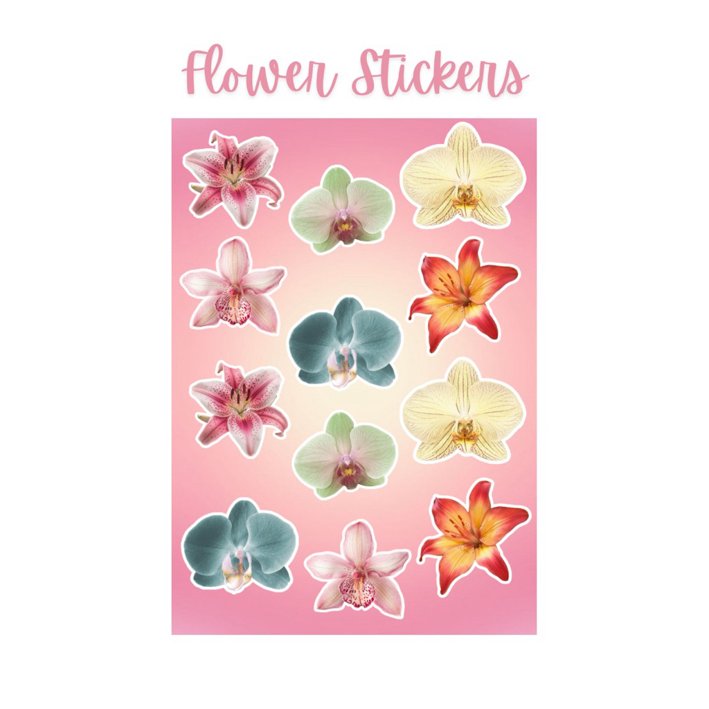 

FLOWER STICKERS