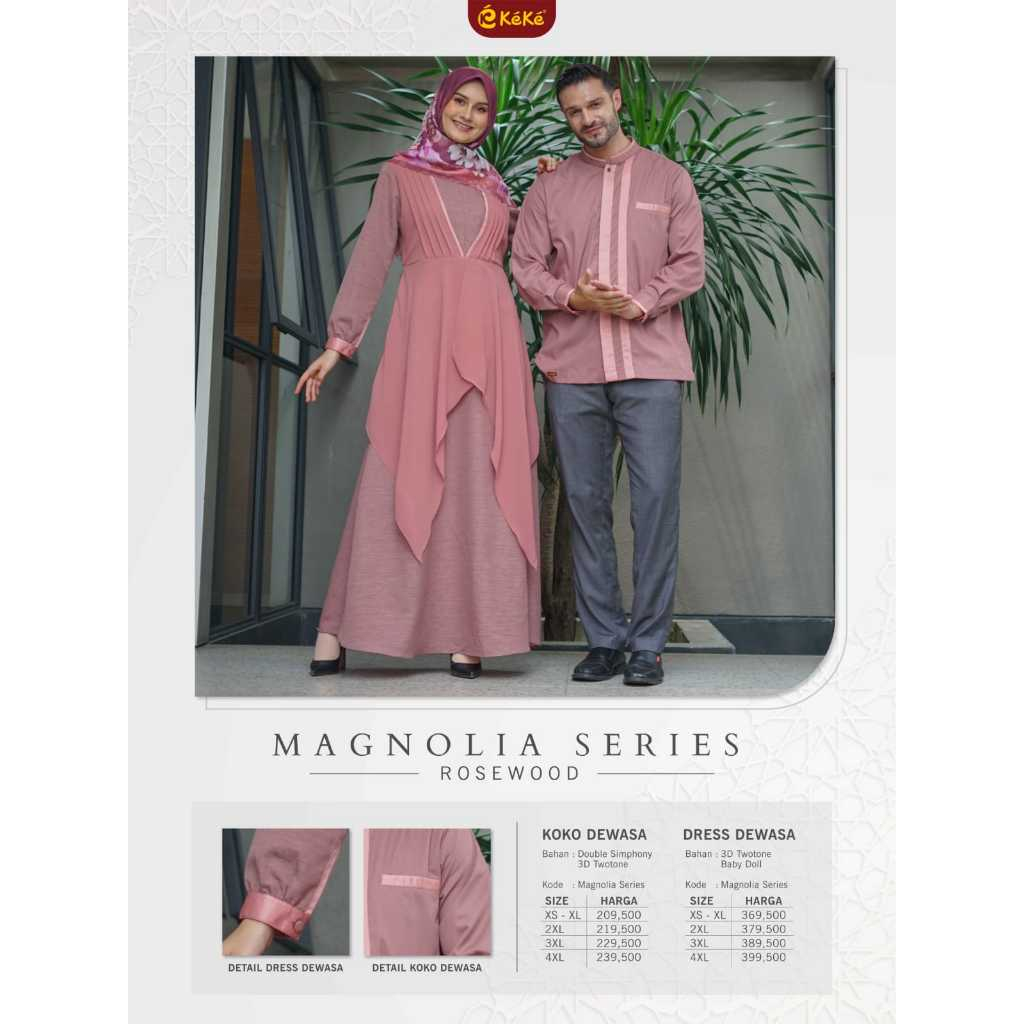 KEKE - GAMIS DEWASA TERMURAH KEKE MAGNOLIA BAHAN KATUN