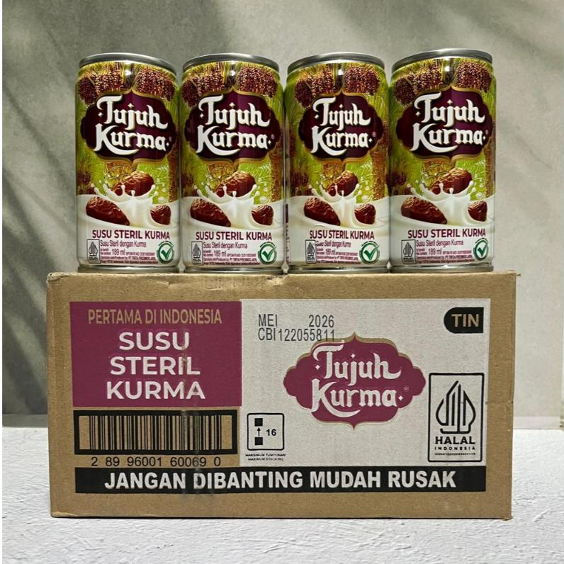 

Susu Steril Tujuh Kurma karton (12pc x 189ml)