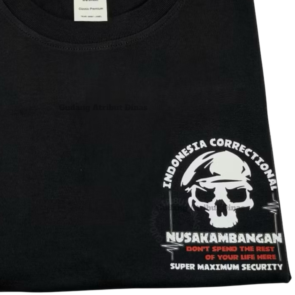 Kaos Polsuspas NK-001/ Kaos PDL/ Kaos Cowok/ Kaos/ Baju Kaos/ Kaos Hitam/ GAD