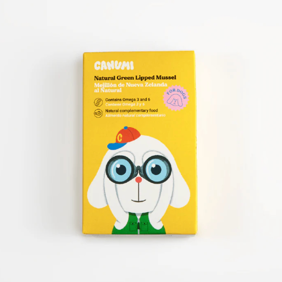 CANUMI Canned Natural New Zealand Green-Lipped Mussels for Dogs