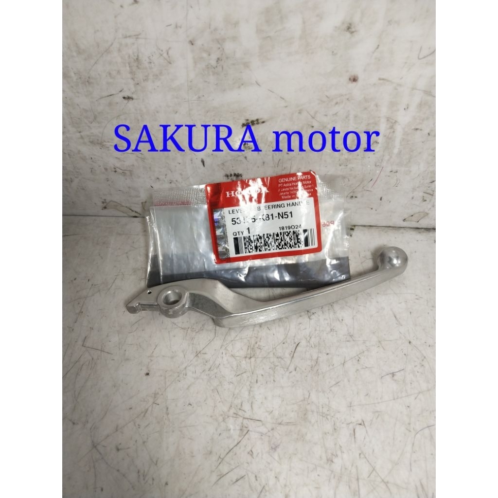 HANDEL REM KANAN BEAT ESP 2016/BEAT 2020/BEAT 2024/STYLO 160/SCOOPY ESP 2020 TYPE CBS SILVER ORIGINA