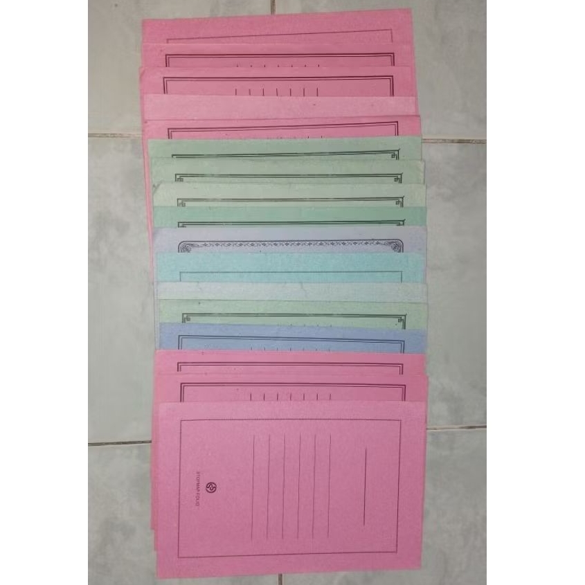 

Stopmap folio/Map kertas dpt 17 pcs