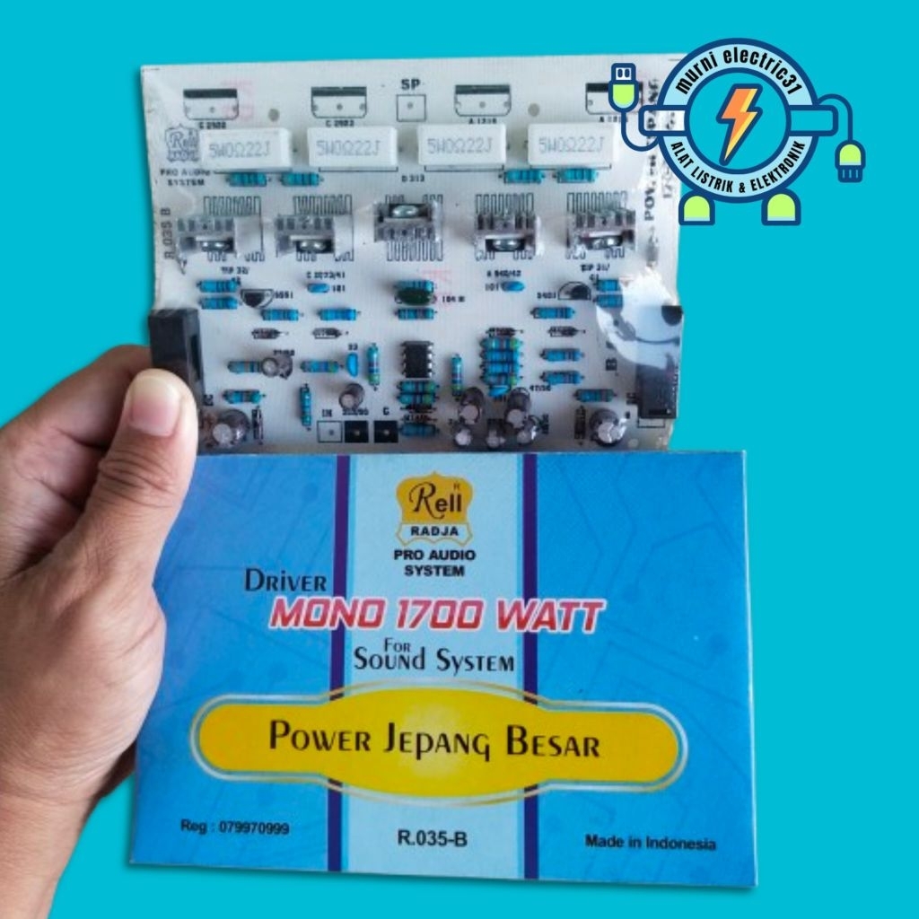 kit driver power amplifier mono JEPANG 1700 watt RELL RADJA