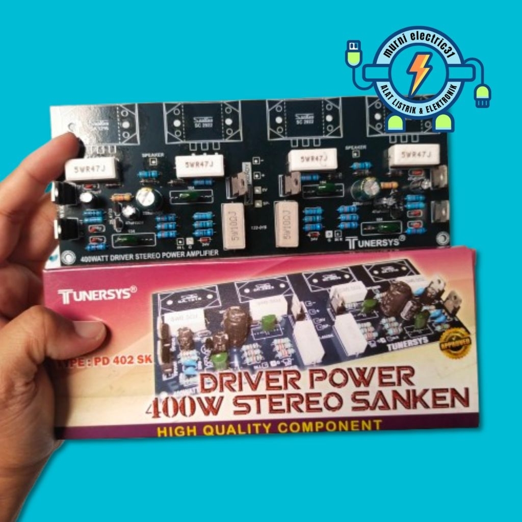 kit driver power amplifier stereo 400 watt TUNERSYS