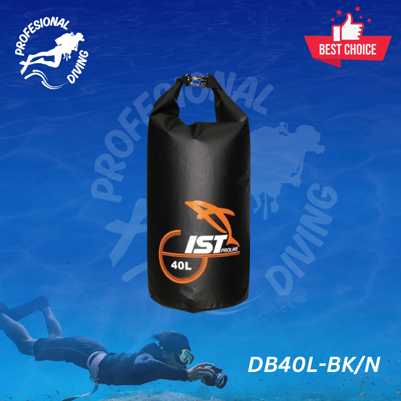 Tas Anti Air Premium Dry Bag Waterproof 40 Liter DB40L-BK/N IST