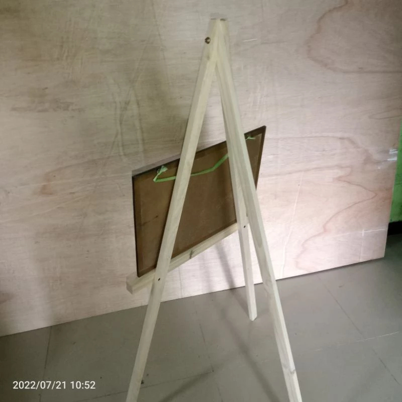 

[HANYA STAND SAJA] Stand Foto Kayu Jati Belanda Ukuran 100 s/d 130cm warna Natural
